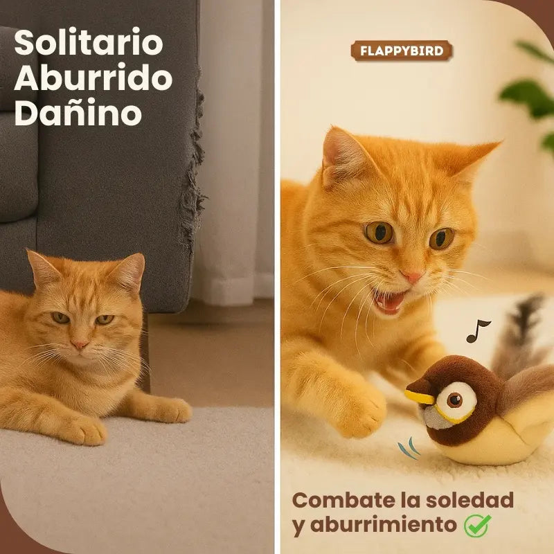 FlappyBird - Juguete interactivo para gatos
