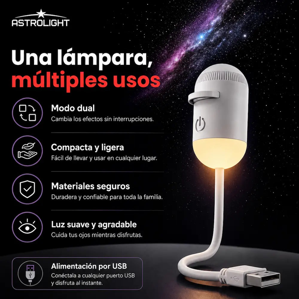 AstroLight™ - Proyector de Galaxias
