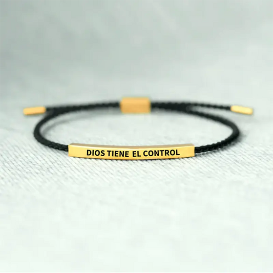 Pulsera “Dios tiene el control” | Oferta especial: Paga 1 lleva 2  unidades