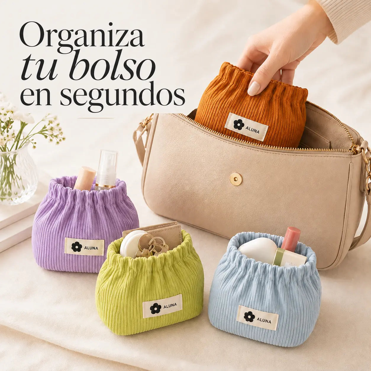 Organizadores para tu bolso